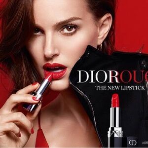 Bestseller!Brand New!DIOR Rouge Dior Satin Lipstick 999 in 1.5gms TravelSize 4ml